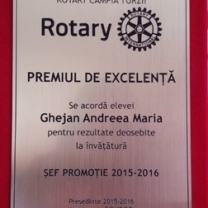 Premiile de excelență Rotary CÃ¢mpia Turzii, ediția 2016