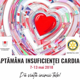 SÄptÄmĂ˘na InsuficienČei Cardiace, 7-13 mai 2018